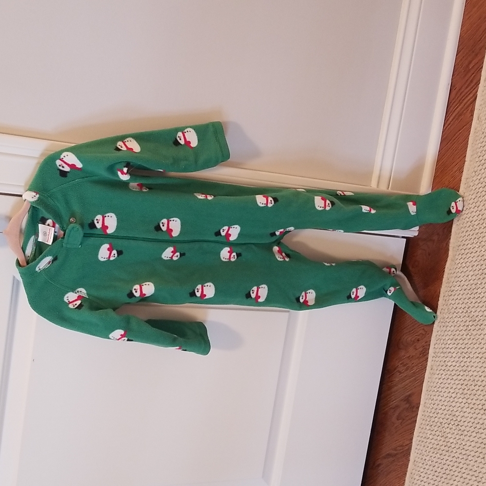 Hanna Anderson one piece footed pajamas